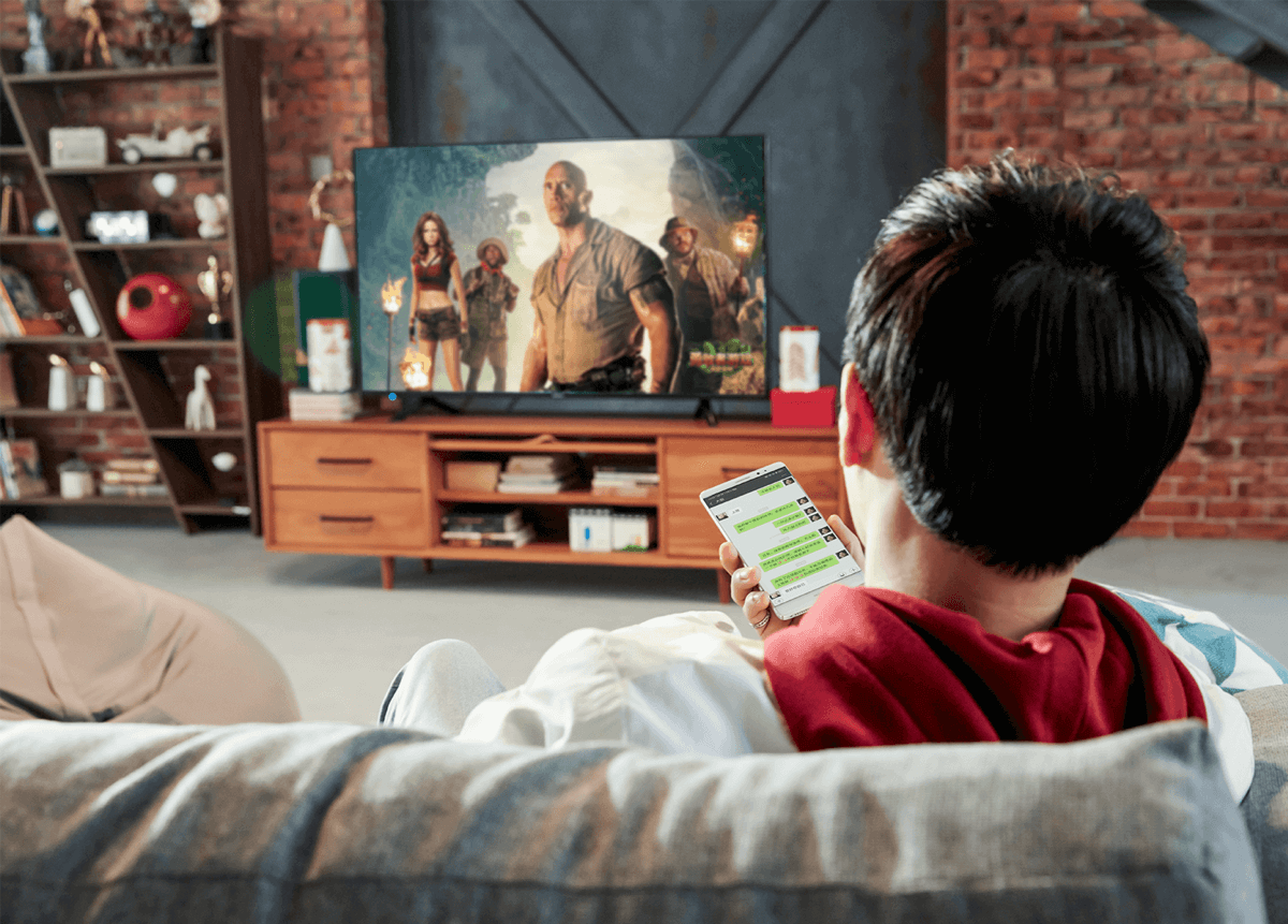 手機投屏電視觀影